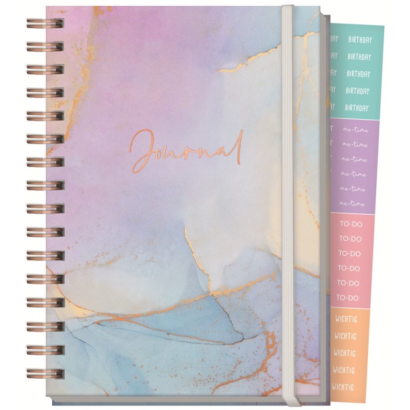 Häfft Spiral Notebook Journal Fancy, A5, dotted, hardcover