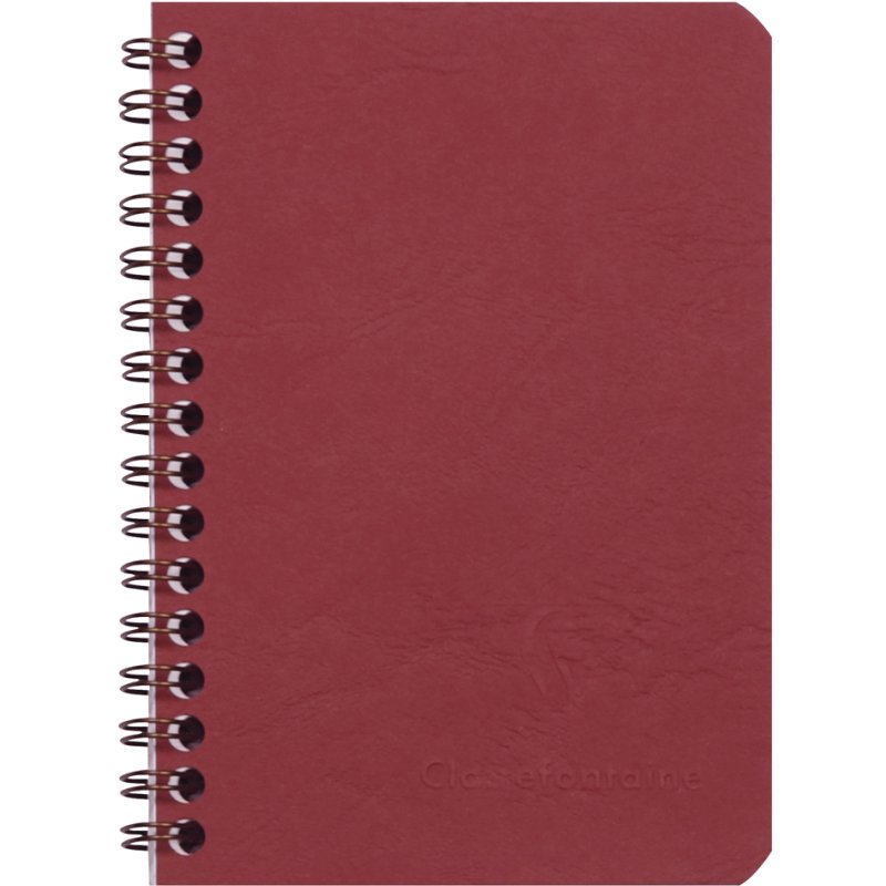 Clairefontaine AGE BAG notebook, lined, red, 90×140 mm