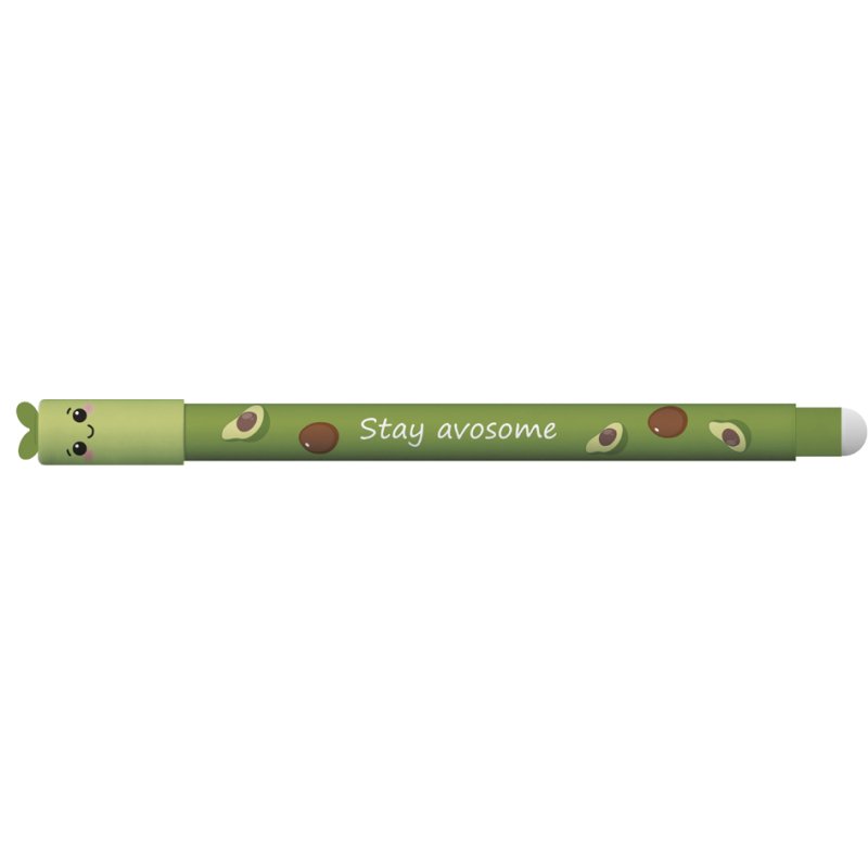 EBERHARD FABER stylo-gel Fruity Erase it! Citron, 0,7 mm, bleu, effaçable