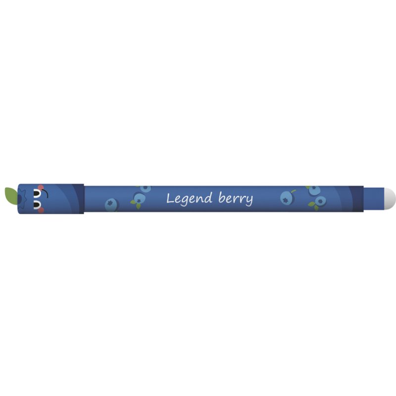 EBERHARD FABER stylo-gel Fruity Erase it! Citron, 0,7 mm, bleu, effaçable