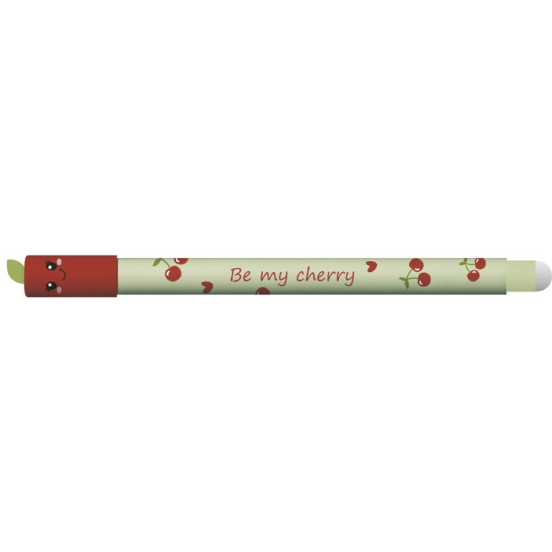 EBERHARD FABER stylo-gel Fruity Erase it! Citron, 0,7 mm, bleu, effaçable