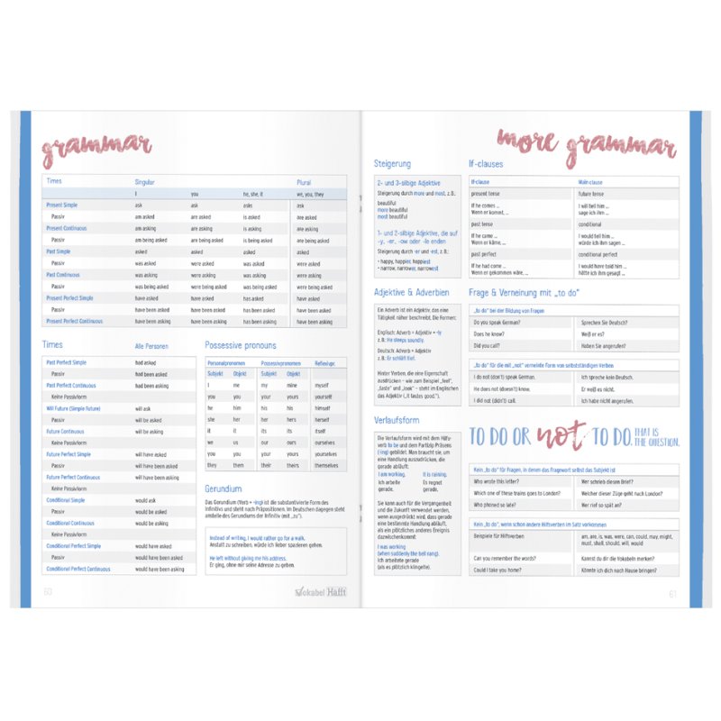 Häfft Vocabulary Book Vokabel-Häfft, red, A5, 32 sheets, 2 columns