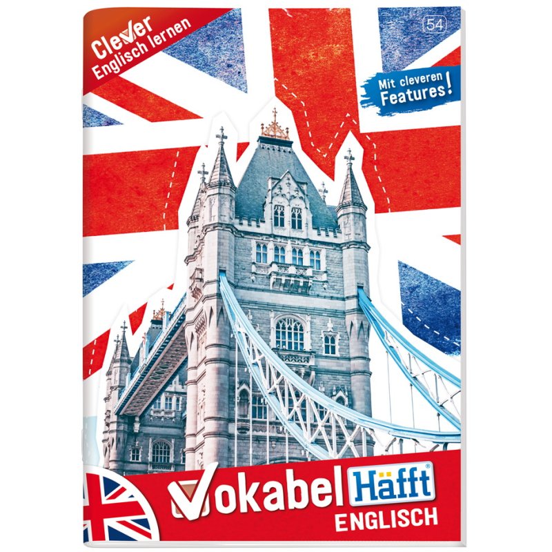 Häfft Vocabulary Book Vokabel-Häfft English, red, A4, 32 sheets