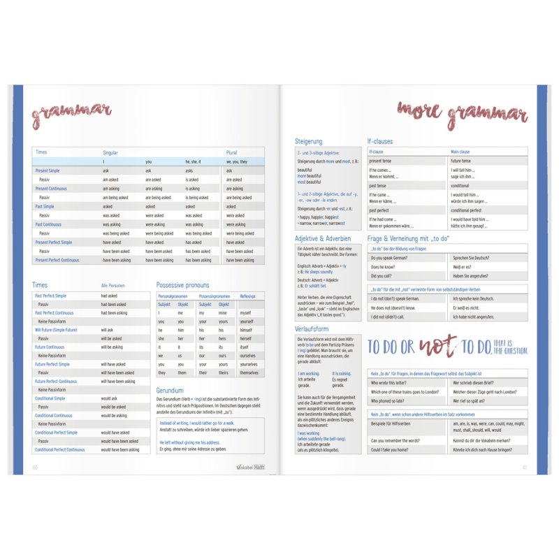 Häfft Vocabulary Book Vokabel-Häfft English, red, A4, 32 sheets