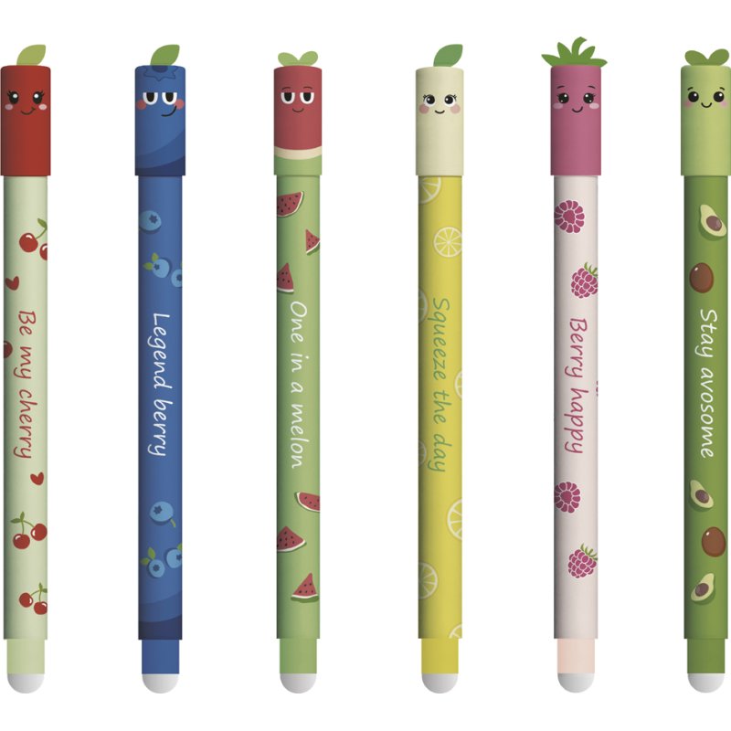 EBERHARD FABER gel pen Fruity Erase it!, 0.7 mm, blue, 72 pieces display