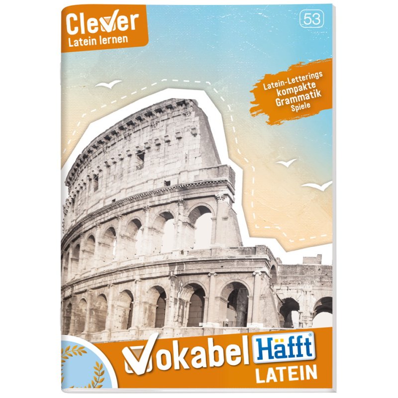 Häfft Vocabulary Book Vokabel-Häfft Latin, orange, A5, 32 sheets, 2 columns