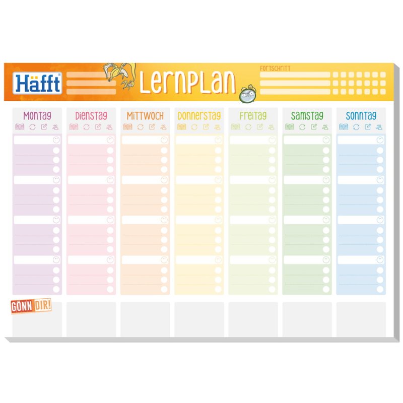 Häfft Lesson Planner Häfft-Block, A4, 50 sheets, 100 g/m²