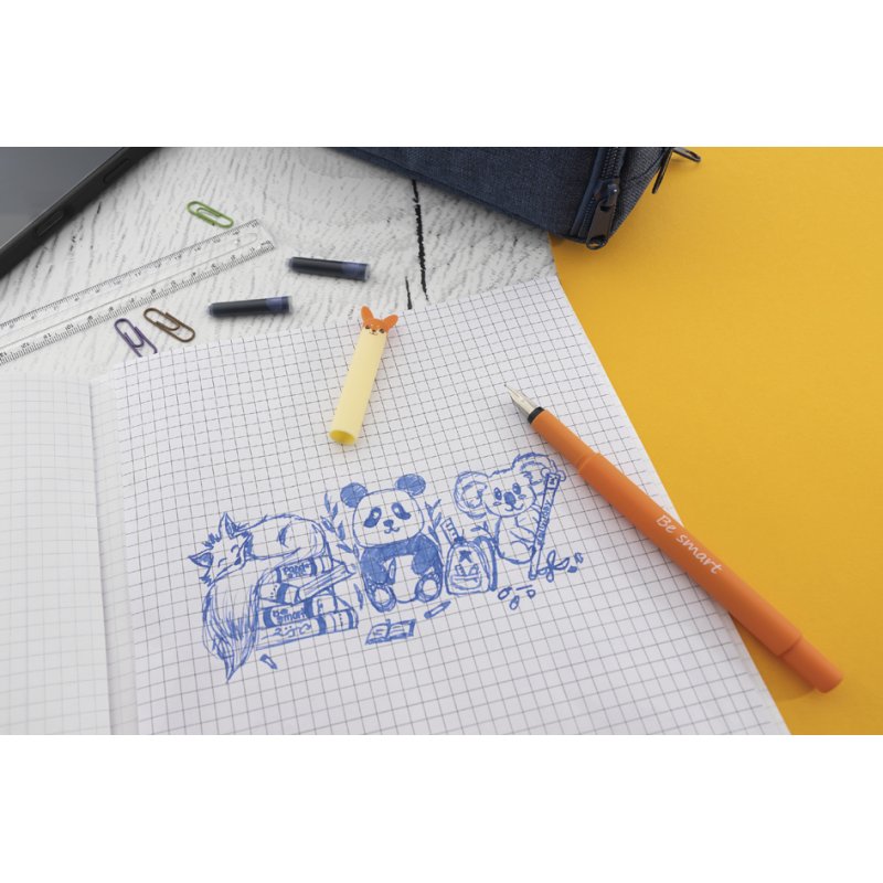 EBERHARD FABER stylo Animal Pen Panda, plume M, cartouche encre incluse