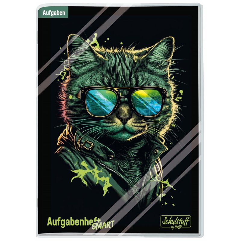 Häfft Cahier de devoirs SMART Cool Cat, A5, 96 pages
