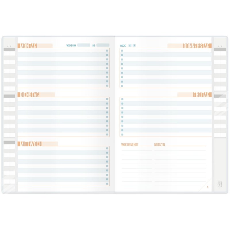 Häfft Cahier de devoirs SMART Cool Cat, A5, 96 pages