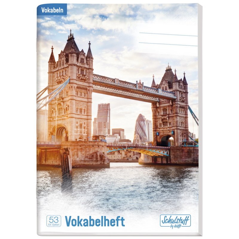 Häfft Word Book Tower Bridge, A5, 3 columns, 32 sheets