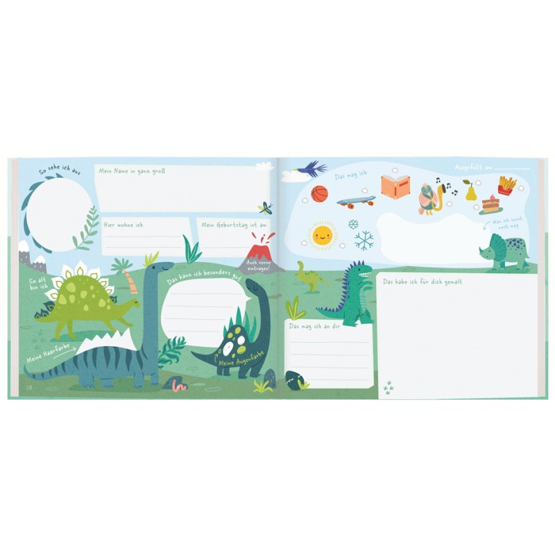 Häfft Lernfreunde Dinofreunde Friendship Book, 190x175 mm, 76 pages