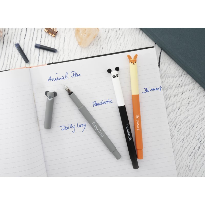 EBERHARD FABER gelpen Animal Erase it!, 0,7 mm, bleu, 72 pièces display
