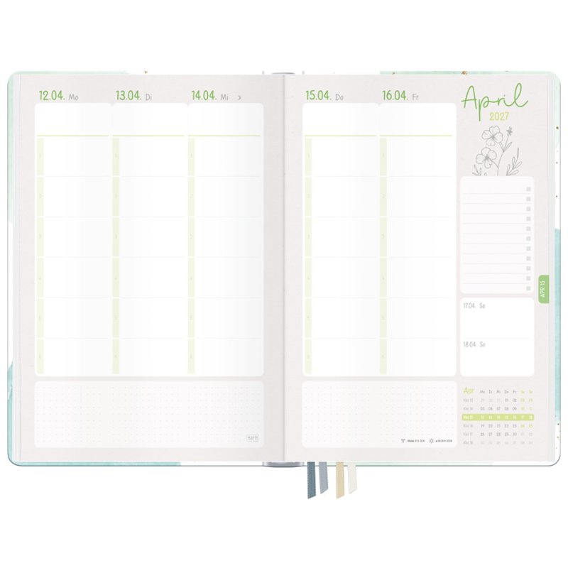 Häfft Watercolor Dots Teacher Planner, A4+, 2026/2027