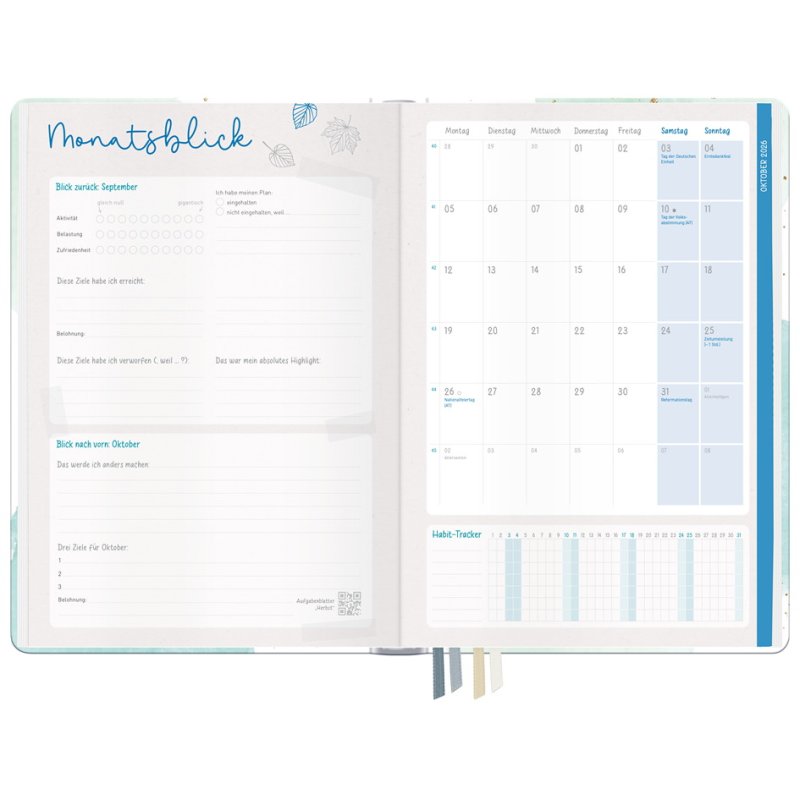 Häfft Watercolor Dots Teacher Planner, A4+, 2026/2027
