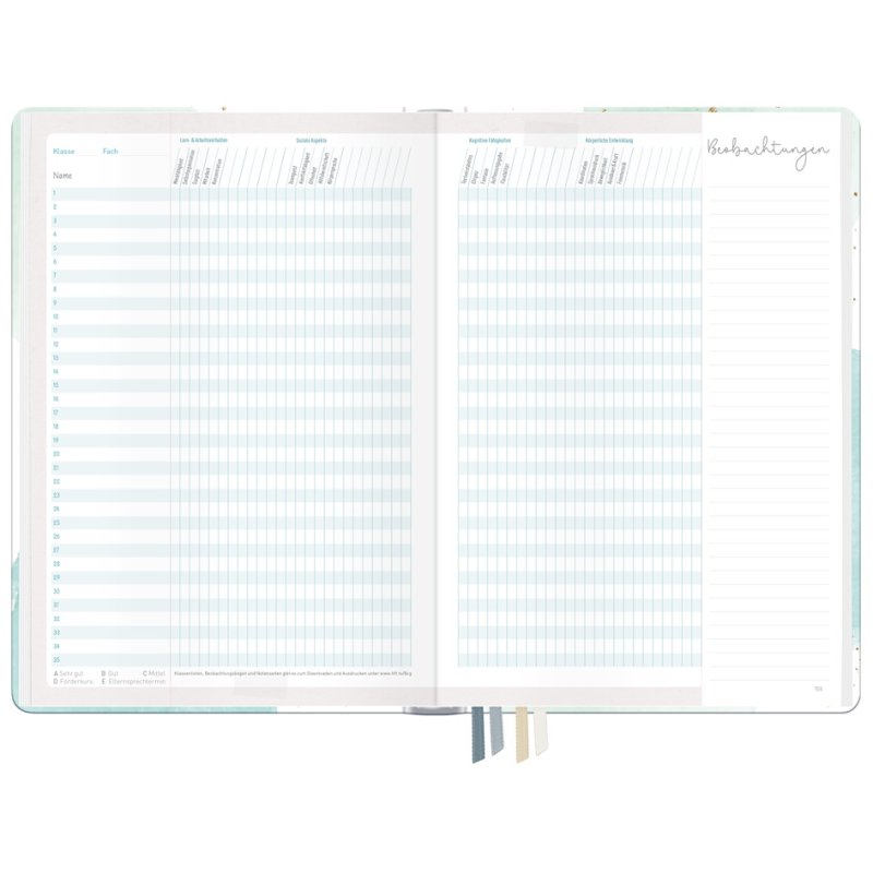 Häfft Watercolor Dots Teacher Planner, A4+, 2026/2027