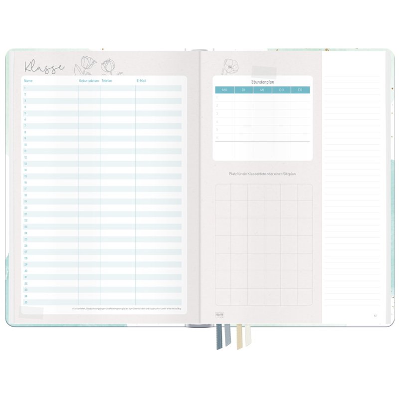 Häfft Watercolor Dots Teacher Planner, A4+, 2026/2027