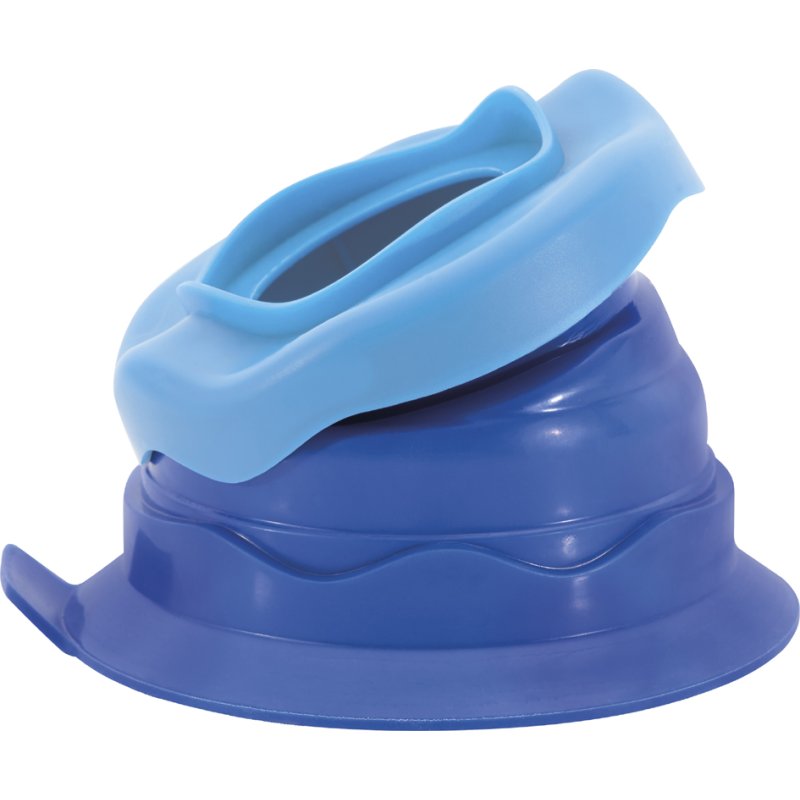 EBERHARD FABER water beaker WINNER, silicone, collapsible, blue