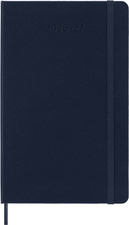 Moleskine weekkalender 2026/2027, 18 maanden, XL, zwart