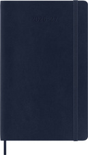 Moleskine weekkalender 2026/2027, 18 maanden, 130x210 mm, zwart
