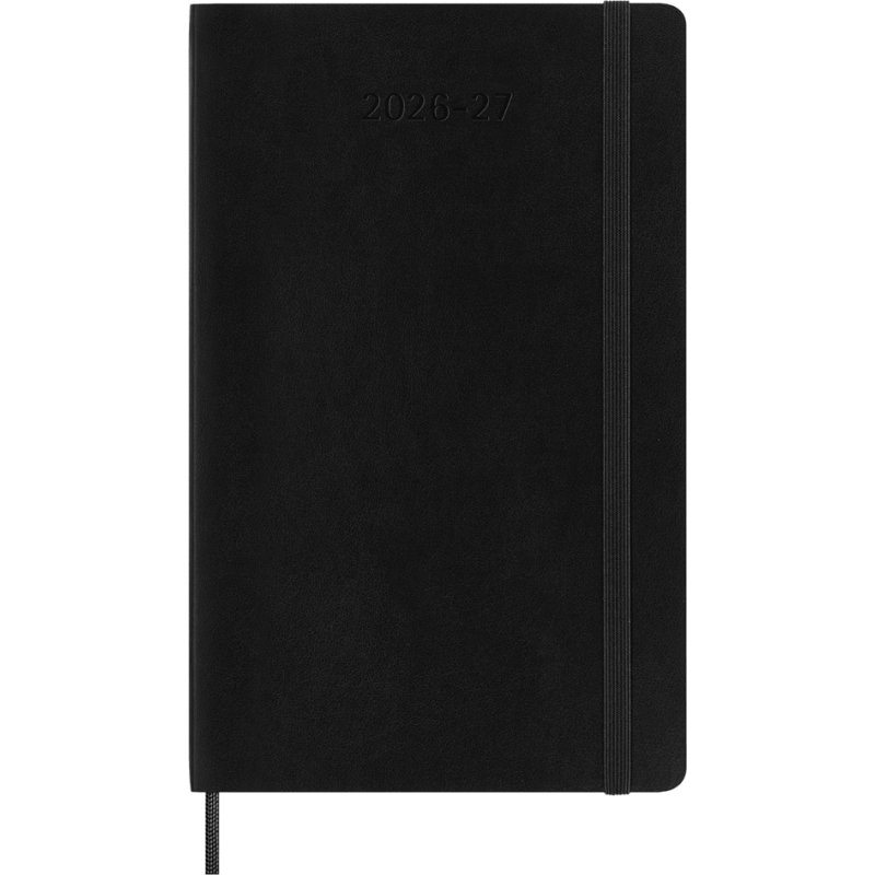 Moleskine calendrier hebdomadaire 18 mois 2026/2027, A5, bleu saphir