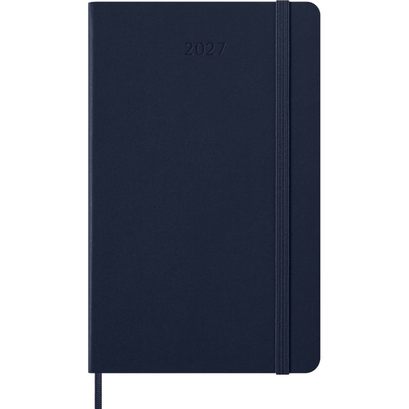 Moleskine agenda 12 mois, couverture rigide, 130 x 210 mm, rouge écarlate