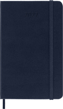 Moleskine zakagenda 2027, weekindeling P/A6, hardcover, zwart