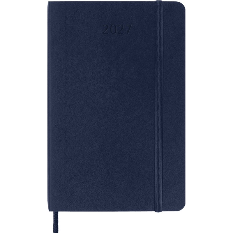 Moleskine agenda de poche 12 mois, calendrier journalier, 90 x 140 mm, rouge écarlate