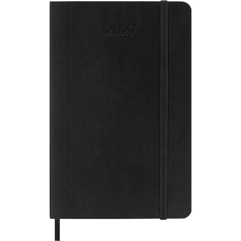 Moleskine agenda de poche 12 mois, calendrier journalier, 90 x 140 mm, rouge écarlate