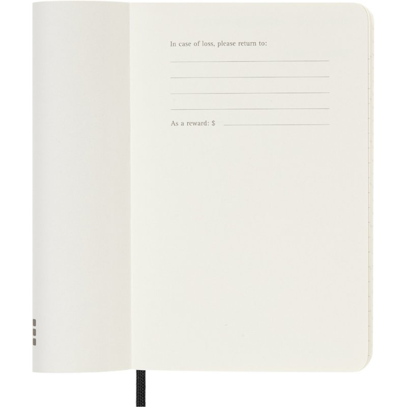 Moleskine agenda de poche 12 mois, calendrier journalier, 90 x 140 mm, rouge écarlate