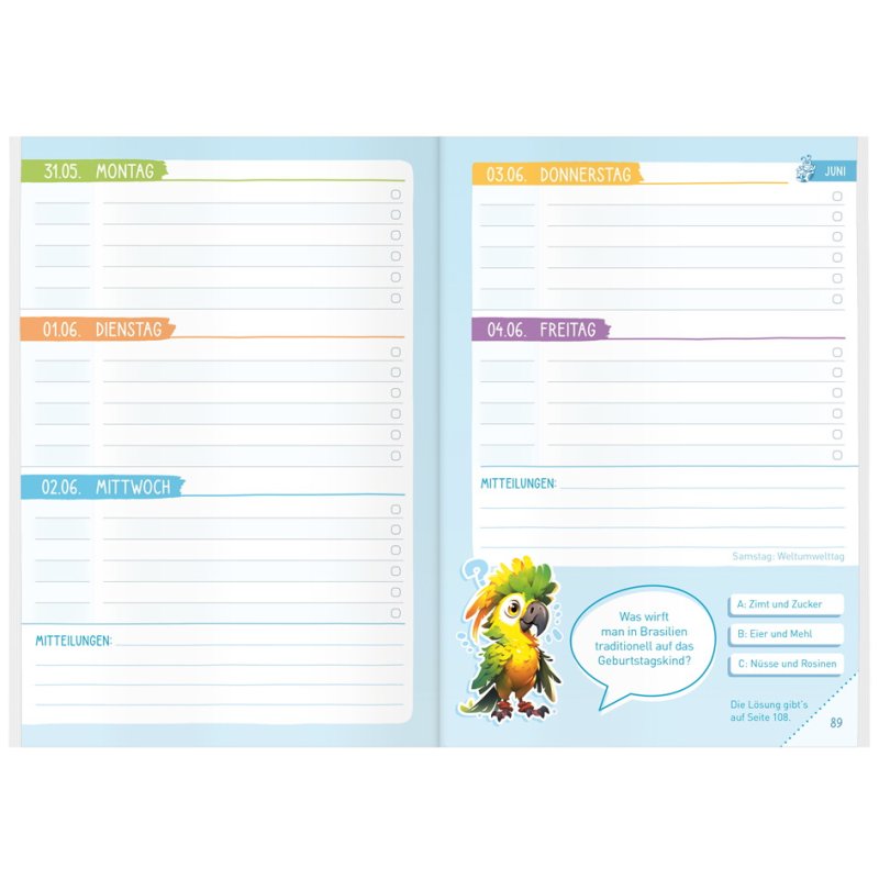 Häfft Lernfreunde Homework Planner, A5, school year 2026/2027, 112 pages