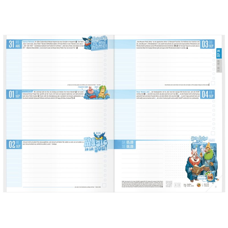 Häfft Das Original homework diary 2026/2027, A5, 176 pages
