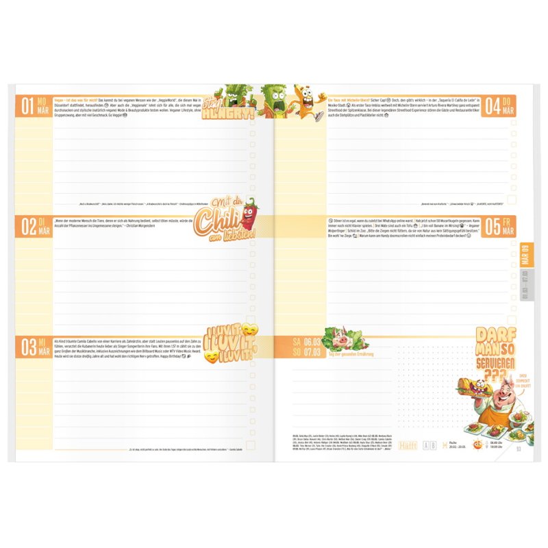 Häfft Das Original homework diary 2026/2027, A5, 176 pages