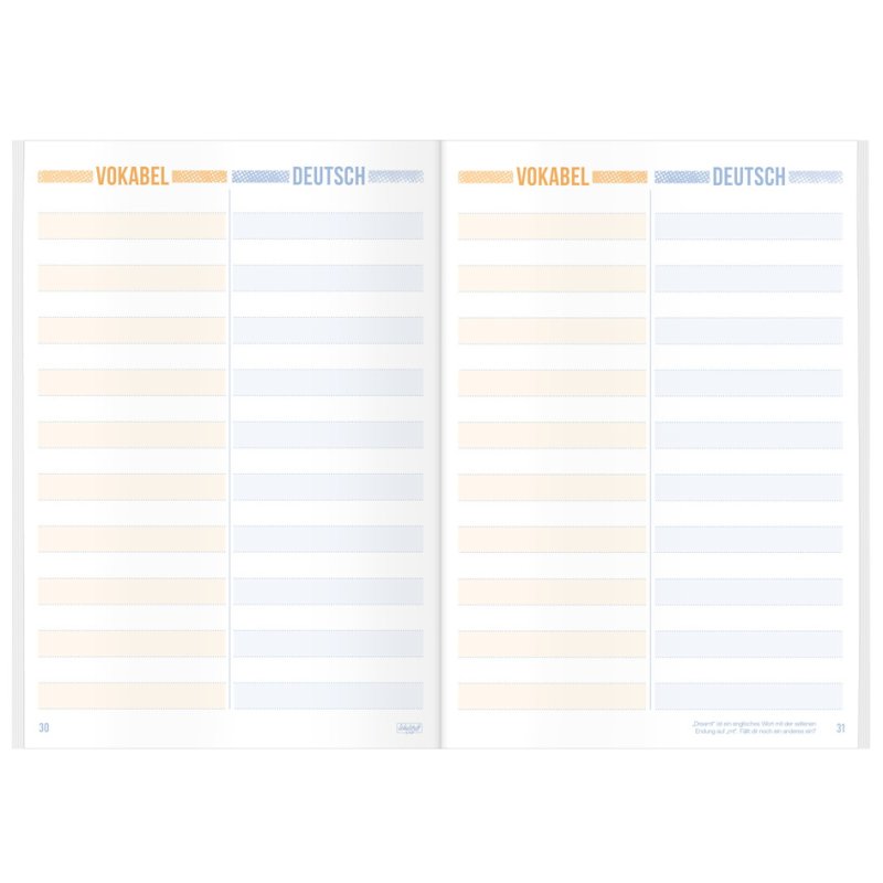 Häfft Schoolschrift Word Book Classic, A5, 32 sheets, assorted