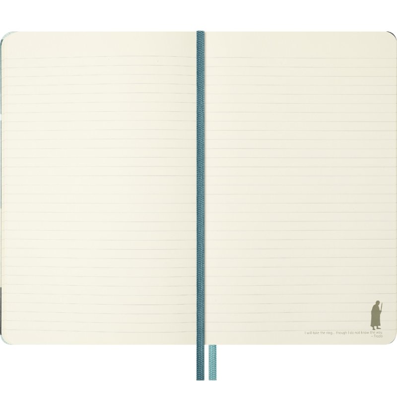 Moleskine carnet 'In de Ban van de Ring - Aragorn', couverture rigide, ligné, L/A5, 130 x 210 mm