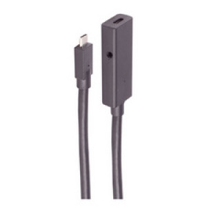 shiverpeaks USB 3.1 actieve verlengkabel, USB-C naar USB-C, zwart, 3,0 m