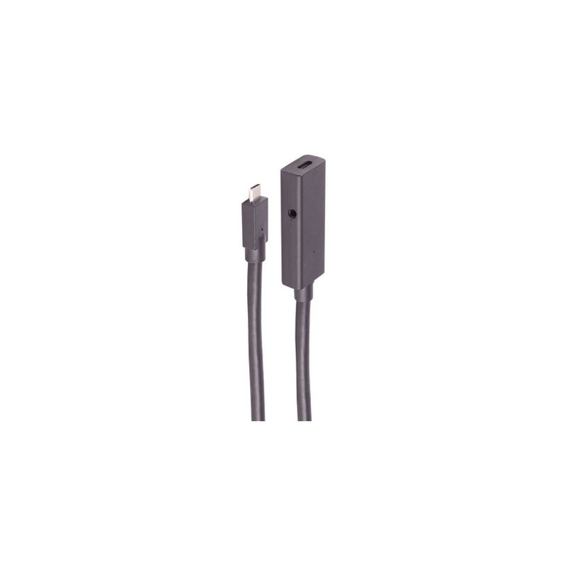 shiverpeaks USB 3.1 actieve verlengkabel, USB-C naar USB-C, 4,0 m, zwart