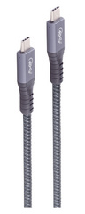 shiverpeaks USB-C kabel, USB 4.0 Gen 3x2, grijs, 1,0 m
