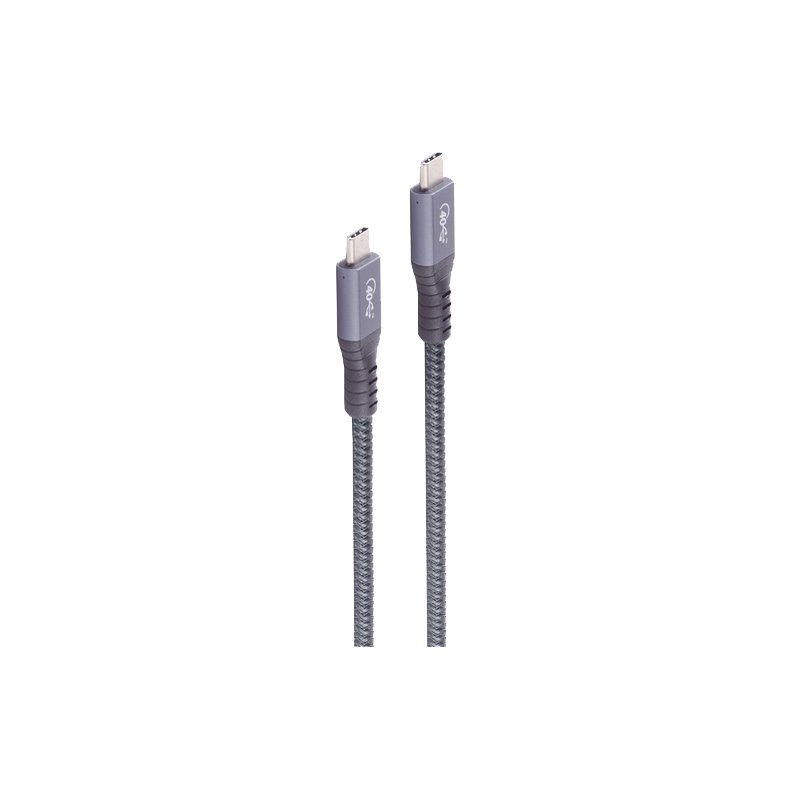 shiverpeaks Câble de connexion USB 4.0 Gen 2x2, USB-C, gris, 2,0 m
