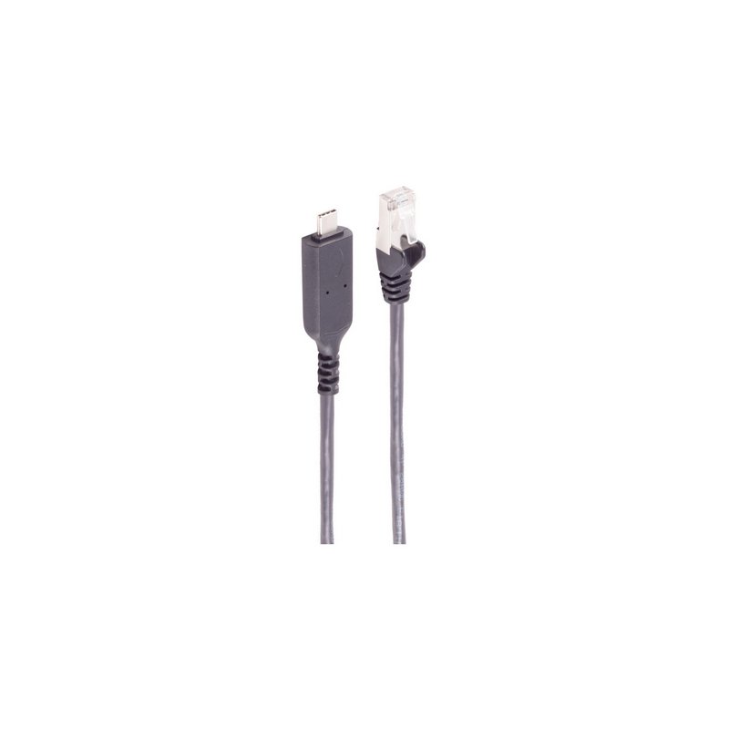 shiverpeaks Câble adaptateur USB-C vers RJ45, 15 m, 1 GBit/s