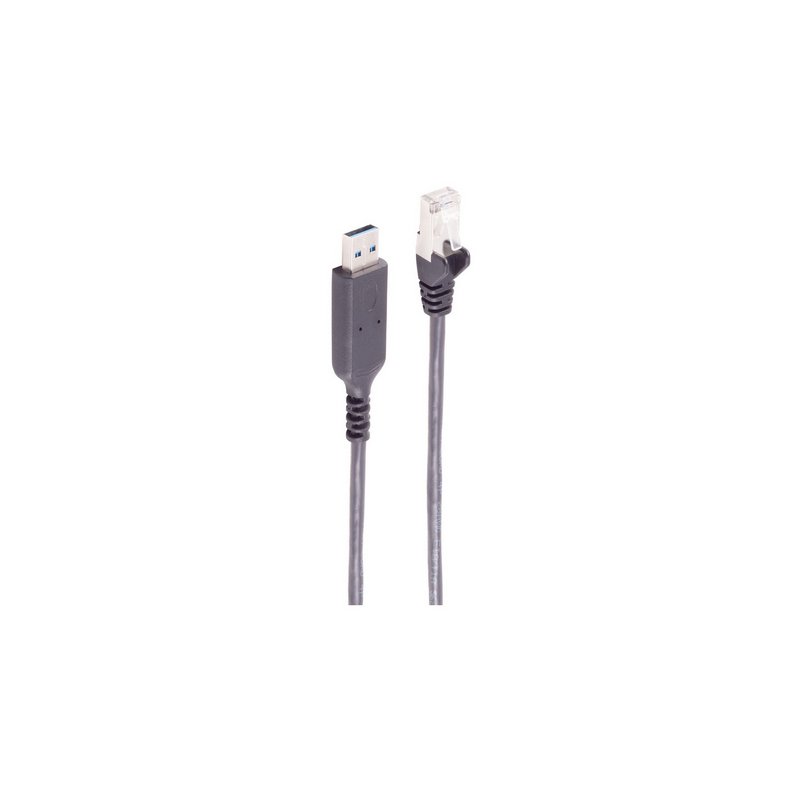 shiverpeaks Câble adaptateur USB-A LAN, USB-A vers RJ45, 15 m, 1 Gbit/s