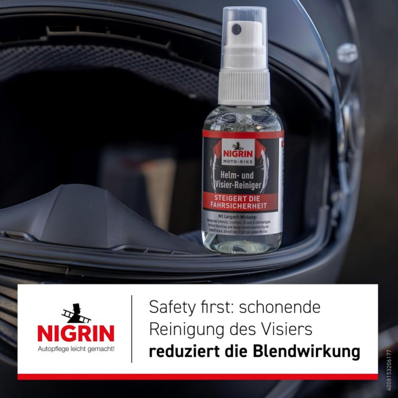 NIGRIN MOTO-BIKE helmet and visor cleaner, pump spray, 50 ml