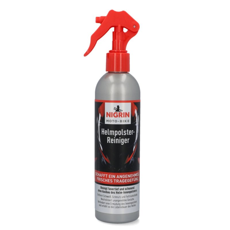 NIGRIN MOTO-BIKE helmet lining cleaner, 300 ml spray bottle, odour remover