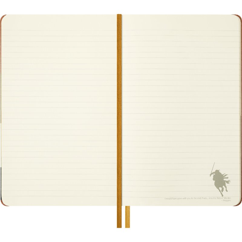 Moleskine carnet Le Seigneur des Anneaux Frodo + Sam, A5 ligné, couverture rigide