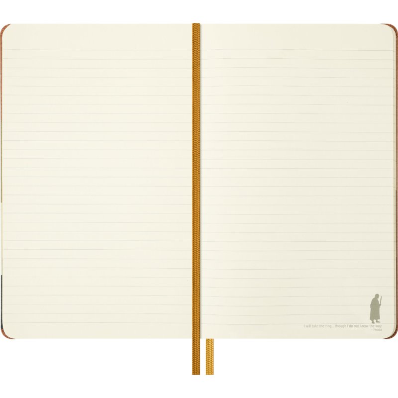 Moleskine carnet Le Seigneur des Anneaux Frodo + Sam, A5 ligné, couverture rigide