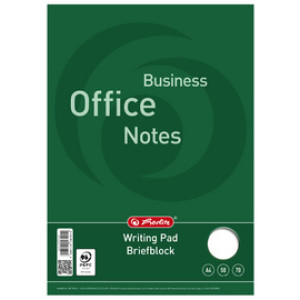 herlitz LANDRÉ briefblok Business Office Notes A4, geruit, 50 vel
