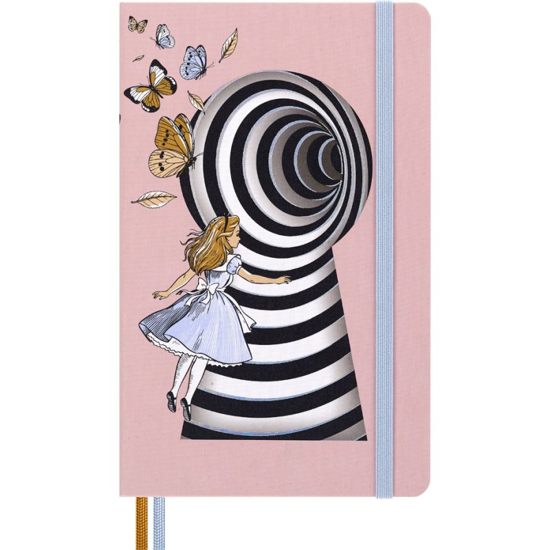 Moleskine notebook Alice in Wonderland, A5, lined, hardcover