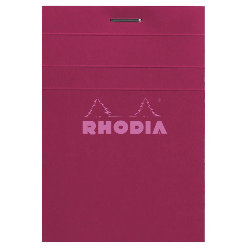 RHODIA bloc-notes No. 11, DIN A7, quadrillé, rose