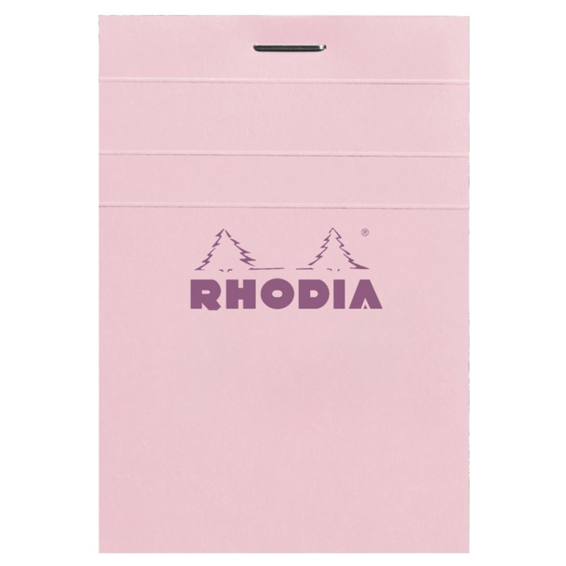 RHODIA bloc-notes No. 11, DIN A7, quadrillé, rose