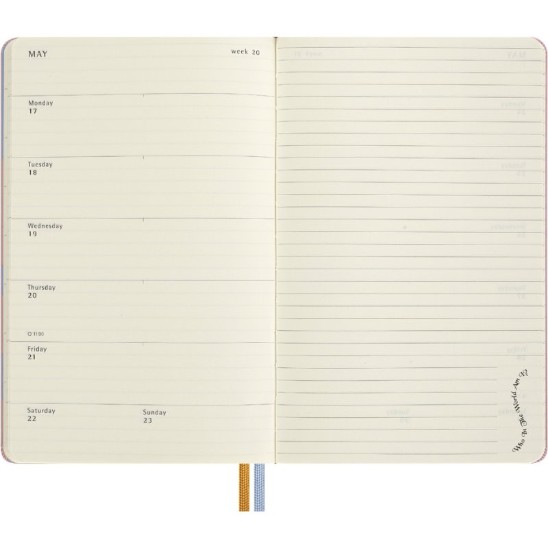Moleskine Alice in Wonderland planner, weekly planner 2027, hardcover, 130x210 mm